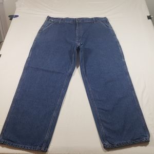Carhartt Fire Resistant Denim Jeans Relaxed Fit Cat 2 100% Cotton Mens W…
